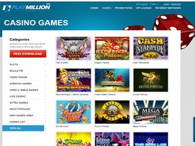 Play Million Casino Games Page