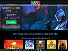 Slots Heaven Casino Main Page